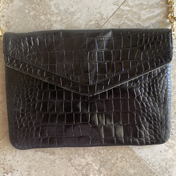 Black Leather Cynthia Rowley bag